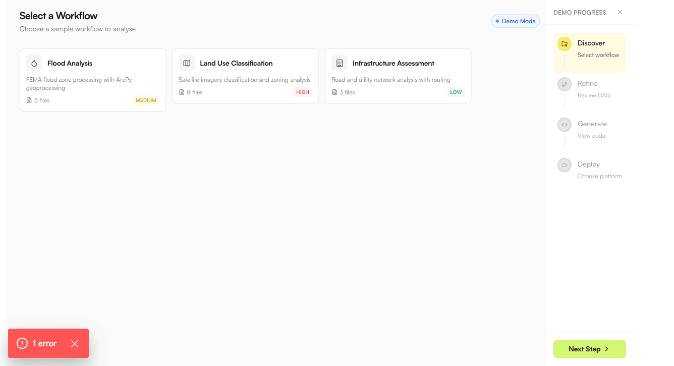 Axis Spatial, screenshot 1
